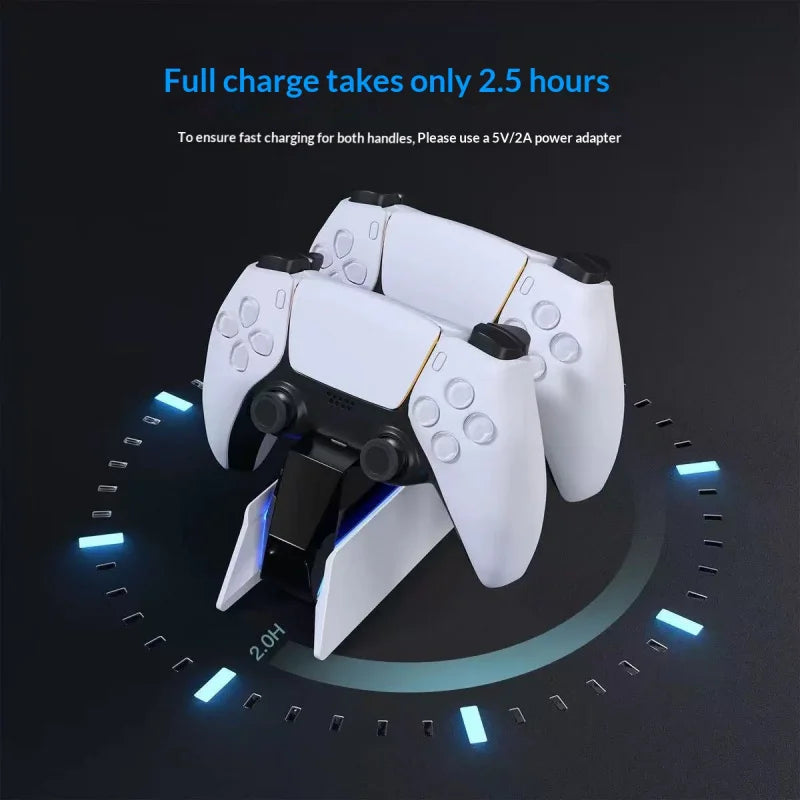 For PS5 Type-C DualSense Charging Station