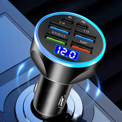 66-250W PD Car Charger QC3.0