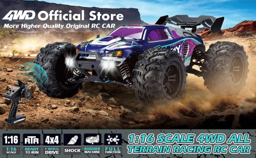 4x4 Off Road Remote Control High Speed Drift Racing Truck Toy for Adults