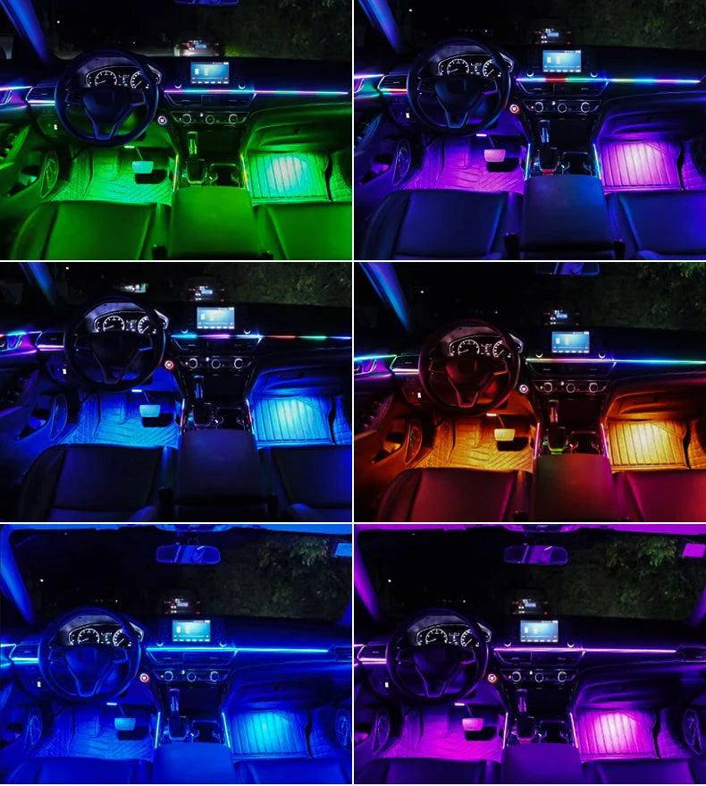 6/10/14/18 in 1 Led Car Ambient Lights