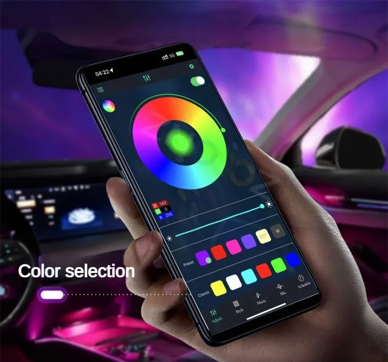 RGB 22 in 1 Car Interior