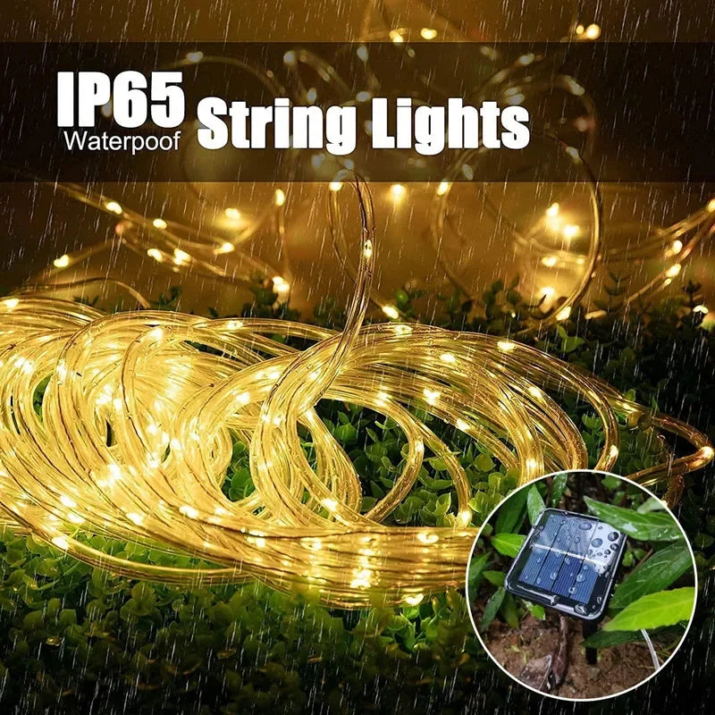 300LED Solar Rope Strip Lighting