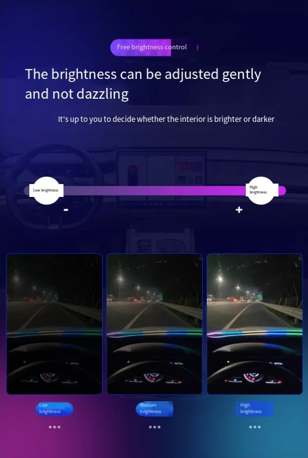 Automotive interior LED