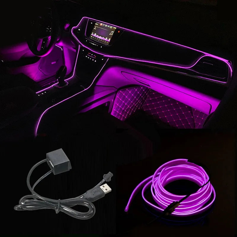 5M Car Environment El Wire LED