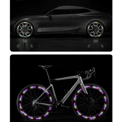 20Pcs Bicycle Stickers Reflective Wheel Stickers