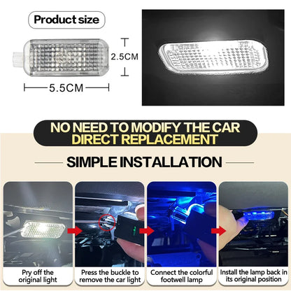 LED Car, Footwell Light Bulbs