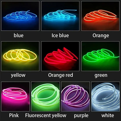 5M Car Environment El Wire LED
