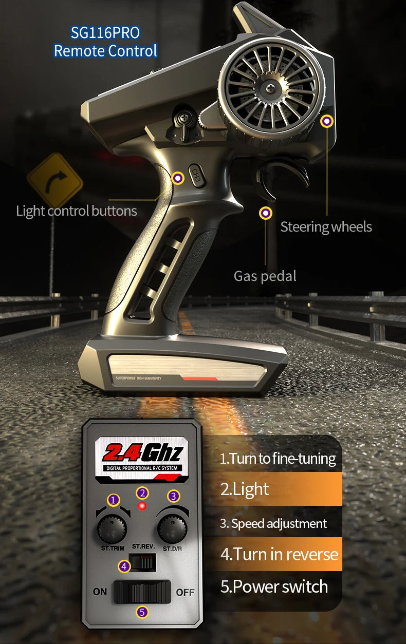 ZLL SG116 MAX/PRO 1:16 High Speed Drift Racing