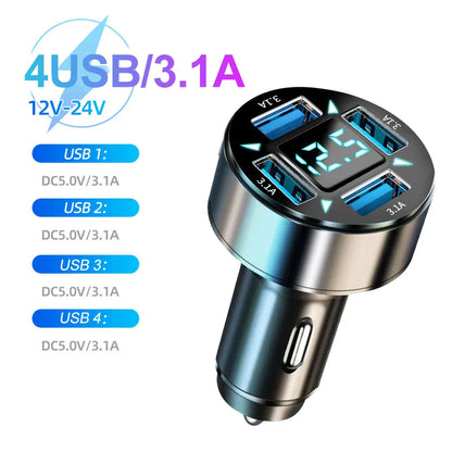 66-250W PD Car Charger QC3.0