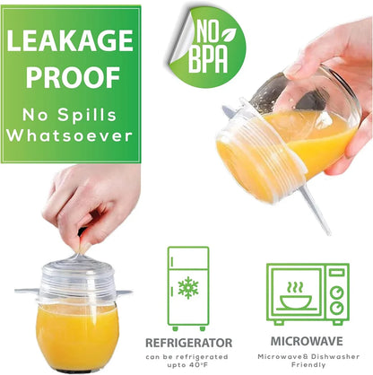 6Pcs Food Grade Silicone Preservation Cover