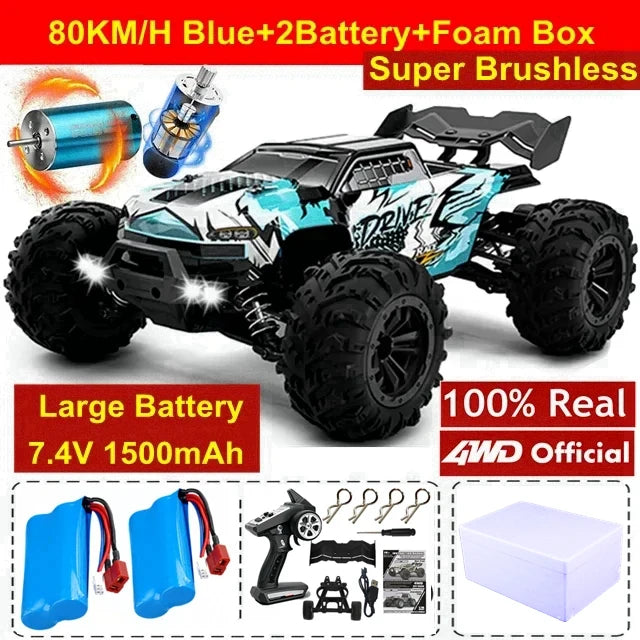 4x4 Off Road Remote Control High Speed Drift Racing Truck Toy for Adults