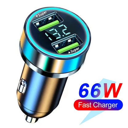 66-250W PD Car Charger QC3.0